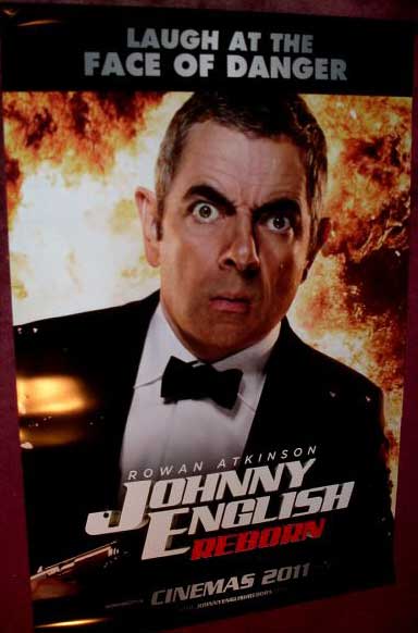 JOHNNY ENGLISH REBORN: 'Laugh At The Face Of Danger' Cinema Banner JOHNNY ENGLISH REBORN: 'Laugh At The Face Of Danger' Cinema Banner