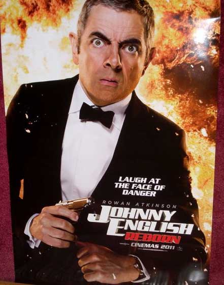 JOHNNY ENGLISH REBORN: 'Laugh At The Face Of Danger' One Sheet Film Poster