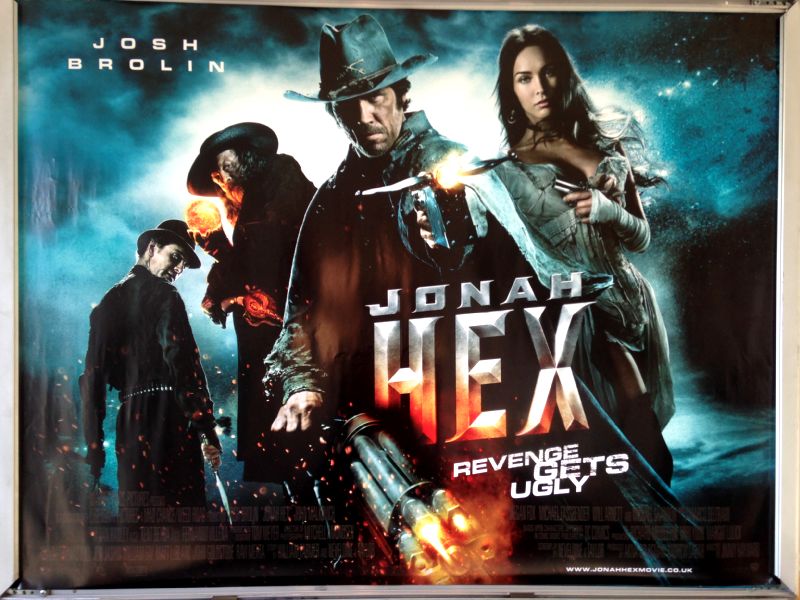 Cinema Poster: JONAH HEX 2010 (Quad) Josh Brolin John Malkovich Megan Fox