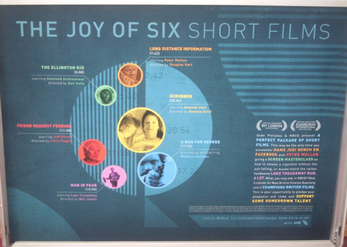 JOY OF SIX SHORT FILMS, THE: UK Quad Film Poster