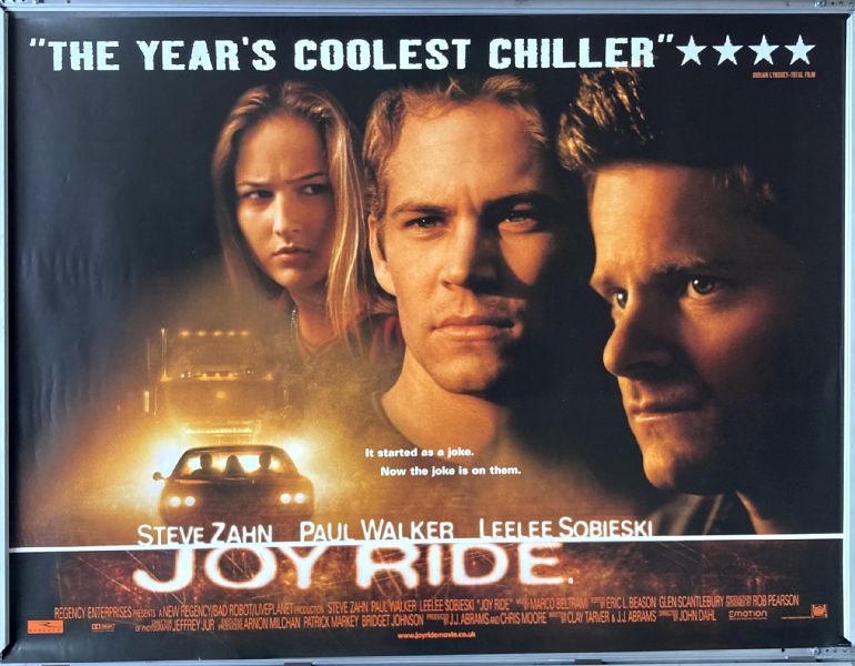 Cinema Poster: JOY RIDE 2002 (Quad) Leelee Sobieski Steve Zahn Paul Walker