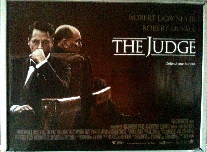 Cinema Poster: JUDGE, THE 2014 (Advance Quad) Robert Downey Jr. Robert Duvall