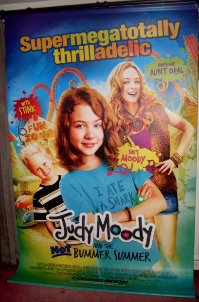 JUDY MOODY AND THE NOT BUMMER SUMMER: Cinema Banner JUDY MOODY AND THE NOT BUMMER SUMMER: Cinema Banner