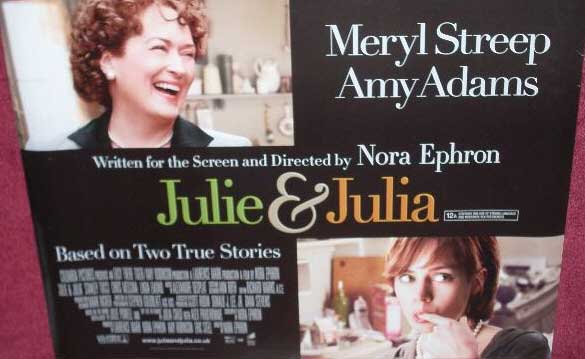 JULIE & JULIA: Main UK Quad Film Poster