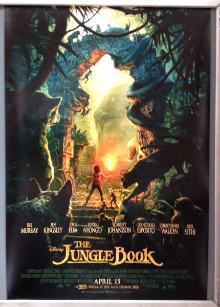 Cinema Poster: JUNGLE BOOK, THE 2016 (Main One Sheet) Scarlett Johansson Idris Elba Cinema Poster: JUNGLE BOOK, THE 2016 (Main One Sheet) Scarlett Johansson Idris Elba
