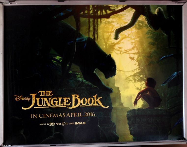 Cinema Poster: JUNGLE BOOK, THE 2016 (Advance Quad) Scarlett Johansson Idris Elba Cinema Poster: JUNGLE BOOK, THE 2016 (Advance Quad) Scarlett Johansson Idris Elba