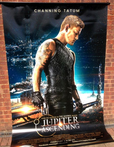 Cinema Banner: JUPITER ASCENDING 2015 (Caine Wise) Mila Kunis Channing Tatum