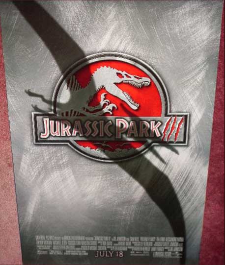 JURASSIC PARK 3: 'July 18' One Sheet Film Poster