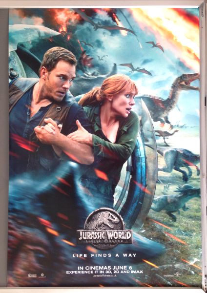 Cinema Poster: JURASSIC WORLD FALLEN KINGDOM 2018 (Duo One Sheet)