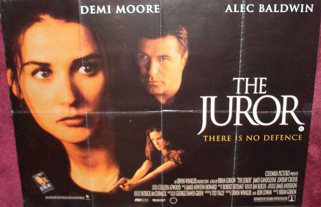 JUROR, THE: Main UK Quad Film Poster JUROR, THE: Main UK Quad Film Poster