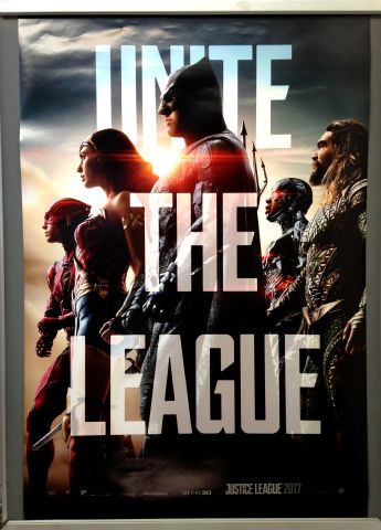 Cinema Poster: JUSTICE LEAGUE 2017 (Advance One Sheet) Ben Affleck Gal Gadot