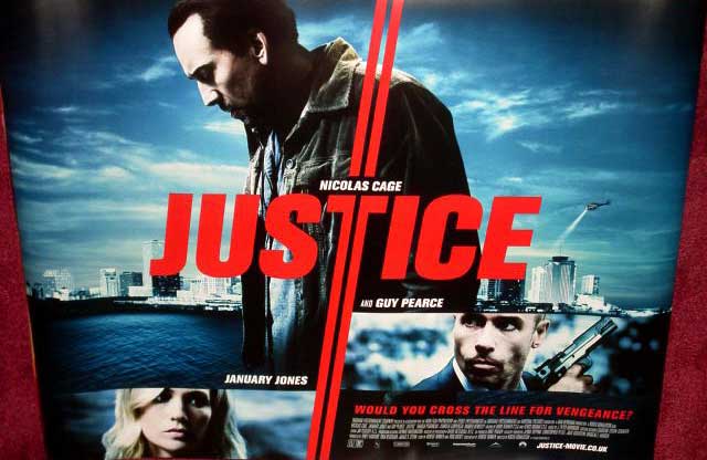 JUSTICE: UK Quad Film Poster