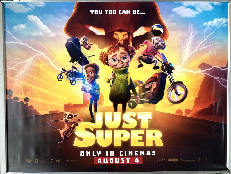 Cinema Poster: JUST SUPER aka Helt super 2023 (Quad) Todd Bishop Cinema Poster: JUST SUPER aka Helt super 2023 (Quad) Todd Bishop