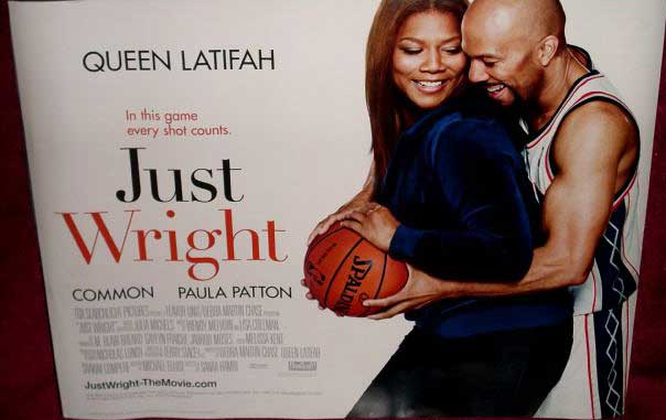 JUST WRIGHT: Main UK Quad Film Poster JUST WRIGHT: Main UK Quad Film Poster