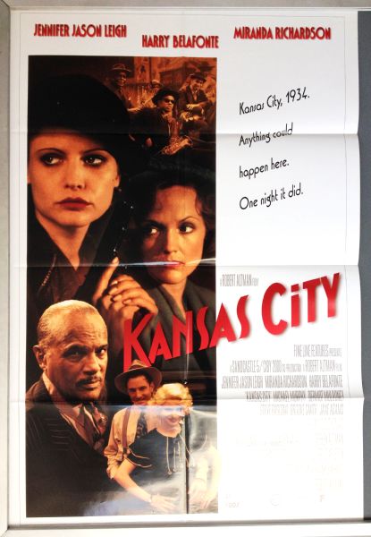 Cinema Poster: KANSAS CITY 1996 (One Sheet) Jennifer Jason Leigh Harry Belafonte Cinema Poster: KANSAS CITY 1996 (One Sheet) Jennifer Jason Leigh Harry Belafonte