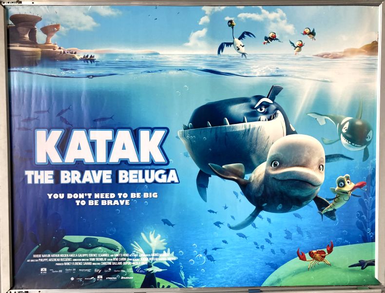 Cinema Poster: KATAK THE BRAVE BELUGA 2023 (Quad) Robert Naylor Skyler Clark Cinema Poster: KATAK THE BRAVE BELUGA 2023 (Quad) Robert Naylor Skyler Clark