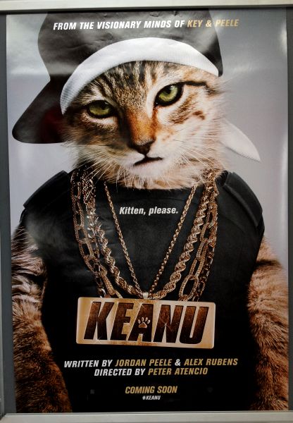 Cinema Poster: KEANU 2016 (Advance One Sheet) Keegan-Michael Key Jordan Peele