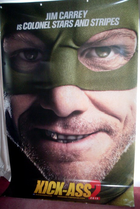 KICK-ASS 2: Jim Carrey/Colonel Stars & Stripes Cinema Banner KICK-ASS 2: Jim Carrey/Colonel Stars & Stripes Cinema Banner