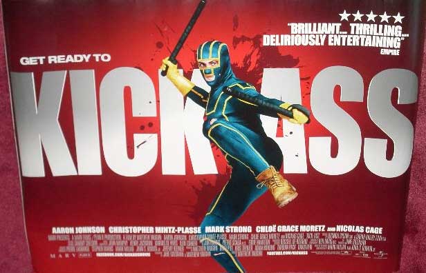 KICK-ASS: Main UK Quad Film Poster