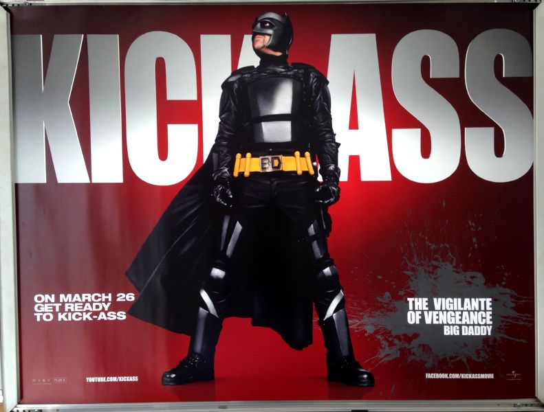 Cinema Poster: KICK-ASS 2010 (Big Daddy Quad) Nicolas Cage Chloe Moretz Cinema Poster: KICK-ASS 2010 (Big Daddy Quad) Nicolas Cage Chloe Moretz