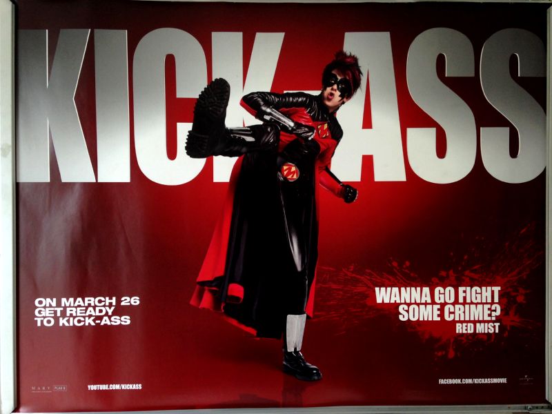 Cinema Poster: KICK-ASS 2010 (Red Mist Quad) Christopher Mintz-Plasse