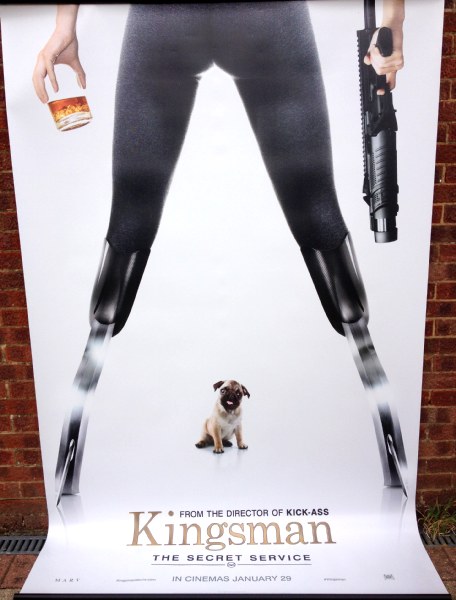 Cinema Banner: KINGSMAN THE SECRET SERVICE 2015 (JB) Samuel Jackson Colin Firth