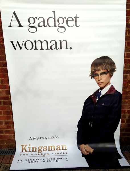 Cinema Banner: KINGSMAN THE GOLDEN CIRCLE 2017 (Ginger) Halle Berry Cinema Banner: KINGSMAN THE GOLDEN CIRCLE 2017 (Ginger) Halle Berry