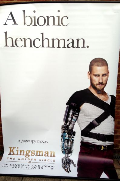 Cinema Banner: KINGSMAN THE GOLDEN CIRCLE 2017 (Charlie) Edward Holcroft Cinema Banner: KINGSMAN THE GOLDEN CIRCLE 2017 (Charlie) Edward Holcroft