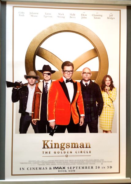 Cinema Poster: KINGSMAN THE GOLDEN CIRCLE 2017 (Main One Sheet) Taron Egerton