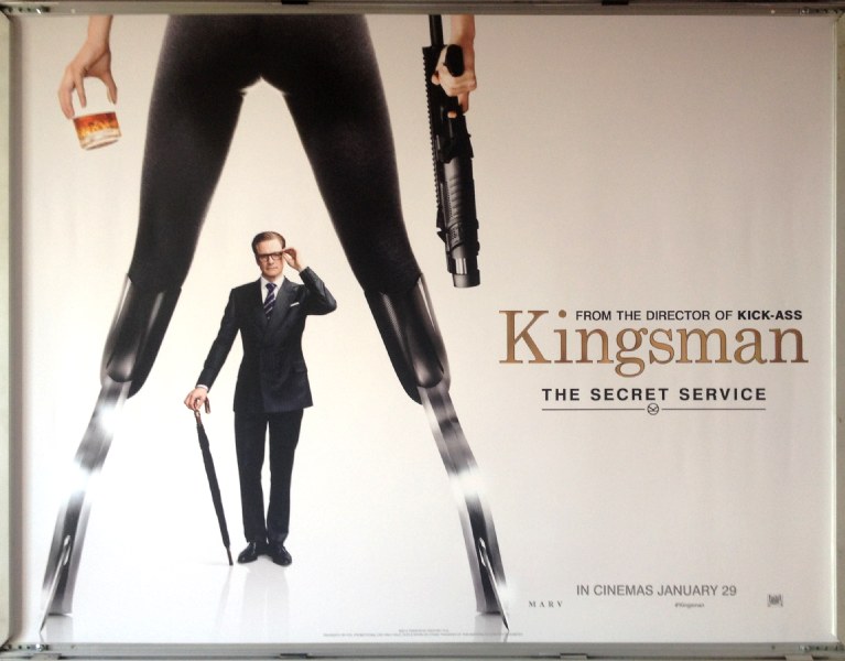 Cinema Poster: KINGSMAN THE SECRET SERVICE 2015 (Harry Hart Quad) Colin Firth