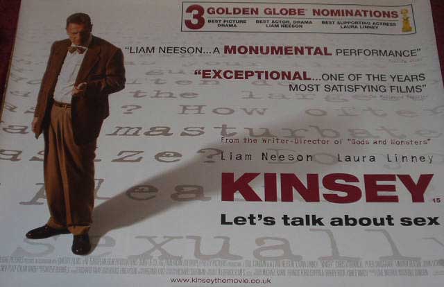 KINSEY: UK Quad Film Poster KINSEY: UK Quad Film Poster