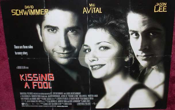 KISSING A FOOL: Main UK Quad Film Poster KISSING A FOOL: Main UK Quad Film Poster