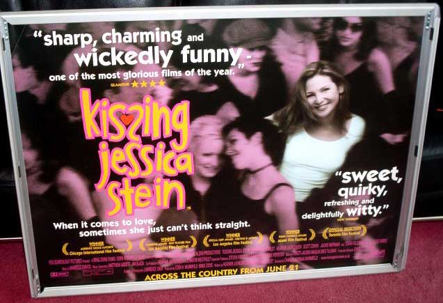 KISSING JESSICA STEIN: UK Quad Film Poster
