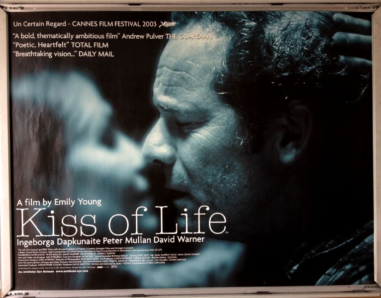 Cinema Poster: KISS OF LIFE 2004 (Quad) Ingeborga Dapkunaite Peter Mullan Cinema Poster: KISS OF LIFE 2004 (Quad) Ingeborga Dapkunaite Peter Mullan