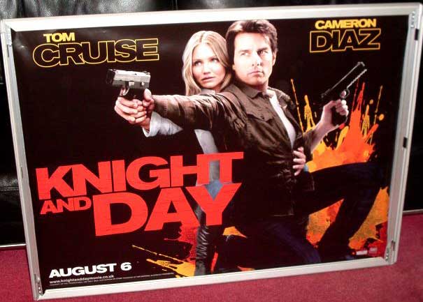 KNIGHT AND DAY: Final UK Quad Film Poster