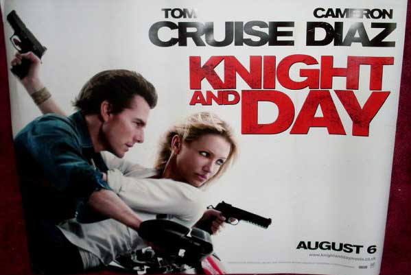 KNIGHT AND DAY: Main UK Quad Film Poster