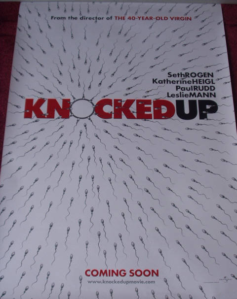 KNOCKED UP: Advance One Sheet Film Poster