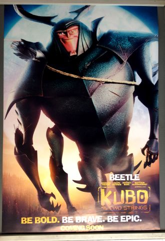 Cinema Poster: KUBO AND THE TWO STRINGS 2016 (Beetle One Sheet) Charlize Theron Matthew McConaughey 