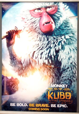 Cinema Poster: KUBO AND THE TWO STRINGS 2016 (Monkey One Sheet) Charlize Theron Matthew McConaughey Cinema Poster: KUBO AND THE TWO STRINGS 2016 (Monkey One Sheet) Charlize Theron Matthew McConaughey