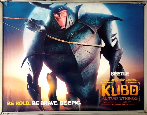 Cinema Poster: KUBO AND THE TWO STRINGS 2016 (Beetle Quad) Charlize Theron Matthew McConaughey Cinema Poster: KUBO AND THE TWO STRINGS 2016 (Beetle Quad) Charlize Theron Matthew McConaughey