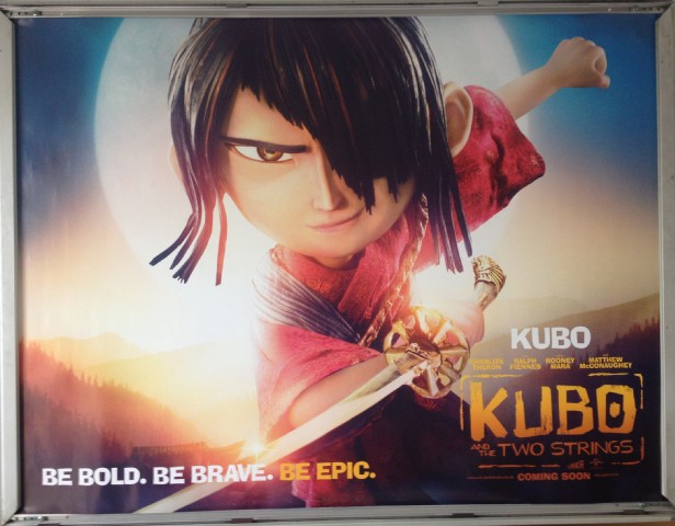 Cinema Poster: KUBO AND THE TWO STRINGS 2016 (Kubo Quad) Charlize Theron Matthew McConaughey 