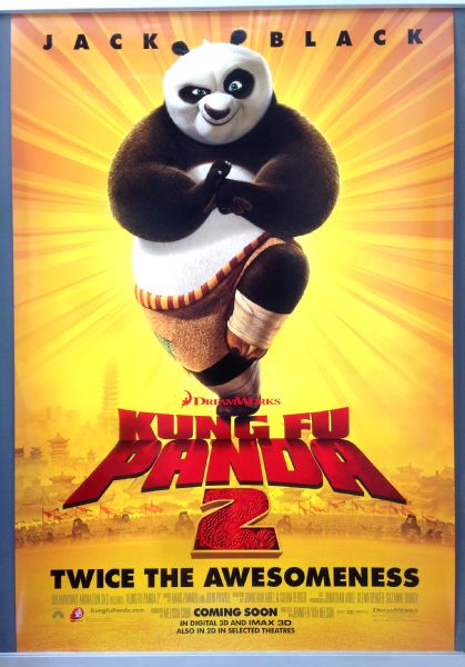 Cinema Poster: KUNG FU PANDA 2 2011 (Main One Sheet) Jack Black Jackie Chan