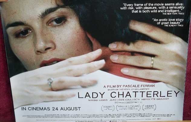 LADY CHATTERLEY: Main UK Quad Film Poster