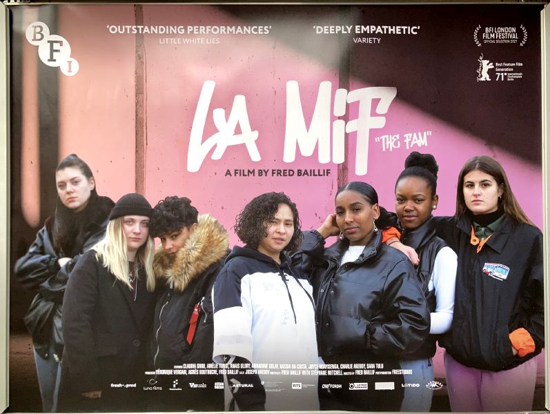 Cinema Poster: LA MIF 2021 (BFI Quad) Charlie Areddy Kassia Da Costa Amandine Golay