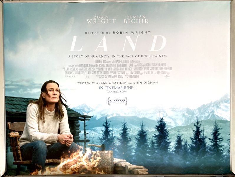 Cinema Poster: LAND 2021 (Quad) Robin Wright Demián Bichir Kim Dickens