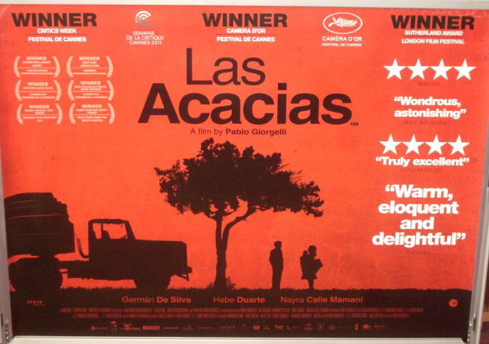 LAS ACACIAS: UK Quad Film Poster