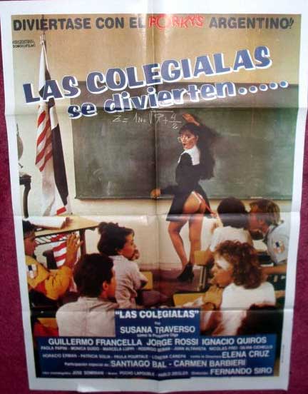 LAS COLEGIALAS: Argentinian Film Poster 