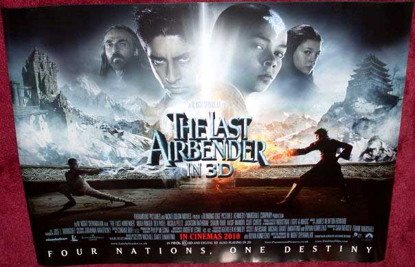 LAST AIRBENDER, THE: Main UK Quad Film Poster LAST AIRBENDER, THE: Main UK Quad Film Poster