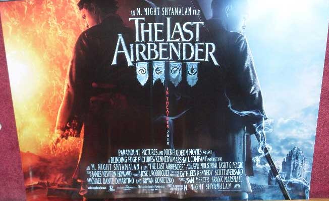 LAST AIRBENDER, THE: Advance UK Quad Film Poster LAST AIRBENDER, THE: Advance UK Quad Film Poster
