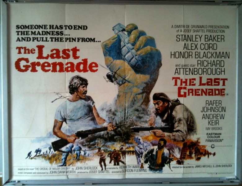 Cinema Poster: LAST GRENADE 1966 (QUAD) Stanley Baker Alex Cord Honor Blackman